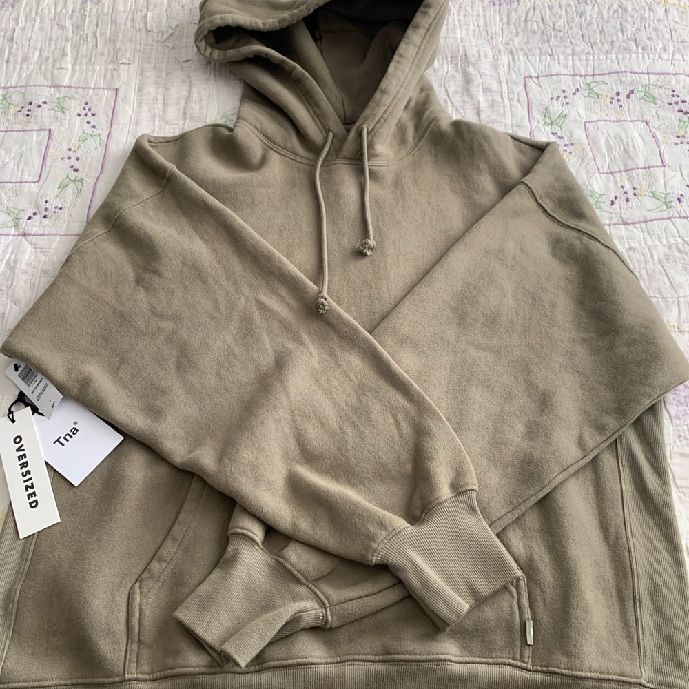 TRADING! BNWT Aritzia Tna Boyfriend Hoodie sz 2